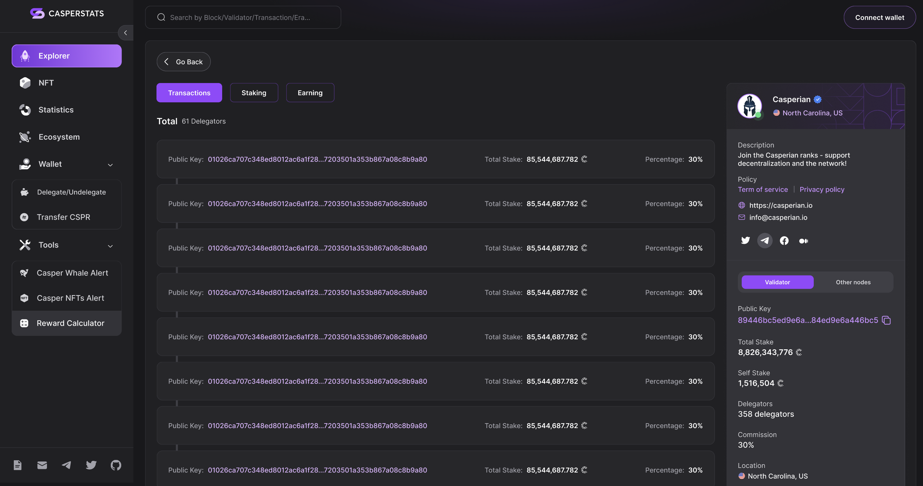 Casperstats | Blockchain Explorer - Image 2